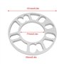 2pcs 10mm entretoises de Roue en Alliage d'aluminium Cales universelles adaptées pour Roue de Goujon 4/5