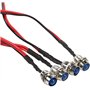 4pcs Voyant LED en Métal