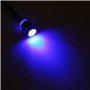 4pcs Voyant LED en Métal, 12V 8mm LED Indicateur Panneau Pilote Témoin d'avertissement LED Voyant Lumineux Voyant de tableau de 