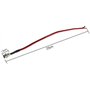 4pcs Voyant LED en Métal, 12V 8mm LED Indicateur Panneau Pilote Témoin d'avertissement LED Voyant Lumineux Voyant de tableau de 