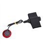 Micros Guitare Transducteur Piézoélectrique Microphone de Transducteur Universel pour Instruments de Violon Ukulélé