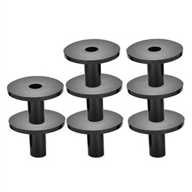 Alomejor 8PCS Manches de cymbale Tambour en Plastique Portable Manches de cymbale Accessoires de Remplacement de cymbale Longue