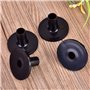Alomejor 8PCS Manches de cymbale Tambour en Plastique Portable Manches de cymbale Accessoires de Remplacement de cymbale Longue 