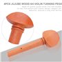 4 Pcs Chevilles de Réglage pour Violon Fiddle Tuning Pegs Partie Instrument à Cordes pour Violon 4/4