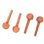 4 Pcs Chevilles de Réglage pour Violon Fiddle Tuning Pegs Partie Instrument à Cordes pour Violon 4/4