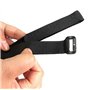 Attache cable,kitteny Lot de 20-Noir-avec crochet et boucle attache-câble en réutilisables sangles 3 tailles 20 pcs - noir