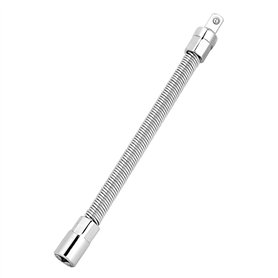 Barre d'extension flexible Porte-embout d'arbre Lien de connexion 3/8 Douille élastique pliable Manchon Tête Tête Alliage Univer