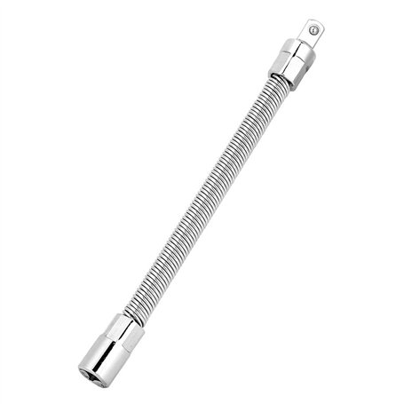 Barre d'extension flexible Porte-embout d'arbre Lien de connexion 3/8 Douille élastique pliable Manchon Tête Tête Alliage Univer