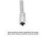 Barre d'extension flexible Porte-embout d'arbre Lien de connexion 3/8 Douille élastique pliable Manchon Tête Tête Alliage Univer