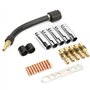 24 Pcs 0.8 Contact Contact MIG Soudage Contact Soudeur Kit De Consommables De Soudage Compatible Pour Binzel 15AK Pistolet De To