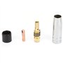 24 Pcs 0.8 Contact Contact MIG Soudage Contact Soudeur Kit De Consommables De Soudage Compatible Pour Binzel 15AK Pistolet De To