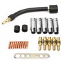 24 Pcs 0.8 Contact Contact MIG Soudage Contact Soudeur Kit De Consommables De Soudage Compatible Pour Binzel 15AK Pistolet De To