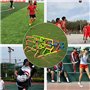 Wakects 5 Morceaux d'obstacles D'Entraînement de Football, Obstacles de Hauteur Réglables D'Entraînement de Football Pliants, Ob