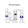 230V 40A Dispositif Protection contre Tension Récupération Automatique Protection Surtensions Sous-tensions Protecteur Montage s