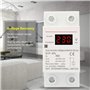 230V 40A Dispositif Protection contre Tension Récupération Automatique Protection Surtensions Sous-tensions Protecteur Montage s