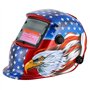 Masque de Soudeur, Casque de Soudage à Obscurcissement Automatique Alimenté par Energie Solaire Gamme de Teintes Réglables 4/9-1