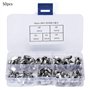 50 Pcs Écrou papillon Écrou à oreilles en acier inoxydable Écrou en lingot Écrou Serrer à la main M3 M4 M5 M6 M8 Kit de fixation