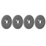 4pcs Roue de Caoutchouc de Machine à Tricoter pour Silver Reed SK840 SK830 SK580 SK270 SK218 SK325 Accessoires de Machine à Tric