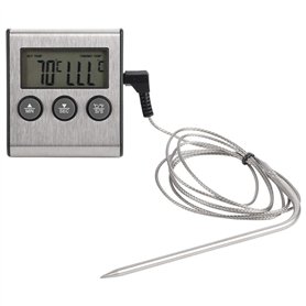 Numérique Grill BBQ Thermomètre Minuteur La Cuisson des Aliments Sonde à Viande Temparature Testeur