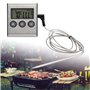 Numérique Grill BBQ Thermomètre Minuteur La Cuisson des Aliments Sonde à Viande Temparature Testeur