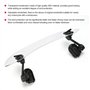 DEWIN Extension Bulle Moto, Extension Pare Brise Moto Universel Moto Clip Réglable Pare-Brise-Vent Accessoires de Pare-Brise