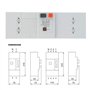 Broco 2P Disjoncteurs Branchement 30 40 50 60a,Disjoncteur Commutateur D'air De Protection,50Hz/60Hz Disjoncteur Monophasé,Disjo
