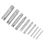 KSTE Extracteur de Taraud， Set Taraud, Tête en Acier brisé Robinets Remover Stripped taraud Set extracteur (C)