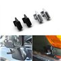Dispositif universel de sifflet de cerf de voiture 4pcs sifflets d'avertissement de animale automobile professionnelle (noir)