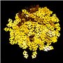 TOYANDONA 100pièces Confettis Forme De Doré Confettis Pailletés pour Décorations De Fête Anniversaires Et Noël Accessoires De Ta