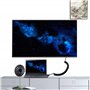 PNGKNYOCN Câble spirale à angle droit HDMI 270 degrés coude mâle HDMI vers mâle HDMI câble spirale à ressort, support 3D 1080P, 