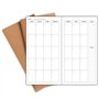 Lot de 3 inserts de carnet de voyage pour carnet de voyage de taille standard