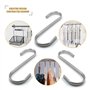 Lot de 10 Crochets en S de suspension multifonctions Crochets en forme de S en acier inoxydable Crochet S pour salle de bains ch
