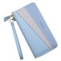 Yixuan Portefeuille Femme Longue PU Cuir Porte Monnaie Porte-chéquiers Grand Porte-Cartes Grande Capacite Portefeuille avec Glan