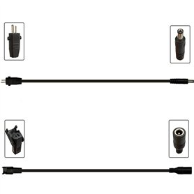 Huachuang Câble D'extension DC-Connecteurs Mâles et Femelles de 2.1mm x 5.5mm pour Adaptateur d'alimentation pour Elévateur Elec