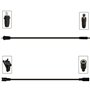Huachuang Câble D'extension DC-Connecteurs Mâles et Femelles de 2.1mm x 5.5mm pour Adaptateur d'alimentation pour Elévateur Elec