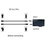 Huachuang Câble D'extension DC-Connecteurs Mâles et Femelles de 2.1mm x 5.5mm pour Adaptateur d'alimentation pour Elévateur Elec