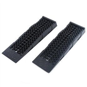 Windwilder 1 Paire de Rampe de Voiture 3000kg Rampe de Voiture en Plastique Extra Plate Rampe de Chargement en Plastique 3T (2 R