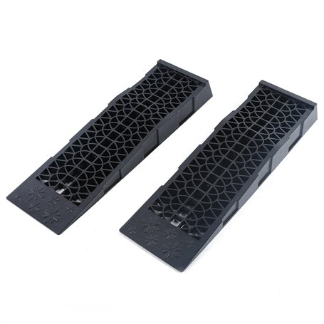 Windwilder 1 Paire de Rampe de Voiture 3000kg Rampe de Voiture en Plastique Extra Plate Rampe de Chargement en Plastique 3T (2 R