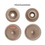 RERI KAM Lot de 60 boutons pression blancs en plastique T5 pour bricolage