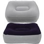 LIOOBO 2 pcs Gonflable Voyage Repose-Pieds Oreiller Repose-Pieds Coussin Voyage Coussins pour Les Avions Tabouret Gonflable Pouf