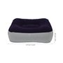 LIOOBO 2 pcs Gonflable Voyage Repose-Pieds Oreiller Repose-Pieds Coussin Voyage Coussins pour Les Avions Tabouret Gonflable Pouf