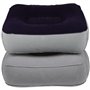 LIOOBO 2 pcs Gonflable Voyage Repose-Pieds Oreiller Repose-Pieds Coussin Voyage Coussins pour Les Avions Tabouret Gonflable Pouf