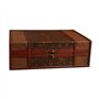 Cabilock Boîte À Documents En Bois De Style Vintage Boîte De Rangement Pour Livres Décoration Organisateur De Bijoux Bureau