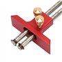 Broco trusquin en bois, double bois en acier inoxydable tête Scriber Règle de marquage Calibre bois Scribe outil Menuiserie