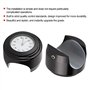 KSTE Montre Moto, Modification Moto Support de Guidon étanche Horloge à Quartz Montre (Cadran Blanc de Surface Noir)