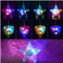Toyvian Lot de 8 colliers lumineux en forme de cœur à LED clignotants, accessoires phosphorescents pour enfants, mariage, annive