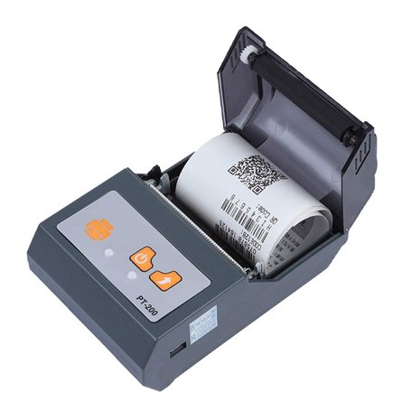 Mini Imprimante Bluetooth Portable 90 mm/s - Thermique Sans Fil 58 mm - Ticket 7.4V 1500mAh Rechargeable pour Windows/Android