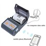 Mini Imprimante Bluetooth Portable 90 mm/s - Thermique Sans Fil 58 mm - Ticket 7.4V 1500mAh Rechargeable pour Windows/Android