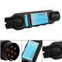 Hlyjoon 7Pin Remorque Testeur 12 V Voiture Remorqueur Testeur Câblage De Diagnostic Plug Socket Connexion Circuit Outil De Test 