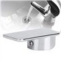 Robinet en Alliage de Zinc Poignée Robinet de Salle de Bain 1 poignée Faible Arc sans Plomb Poignée Unique 50 mm Robinet d'évier